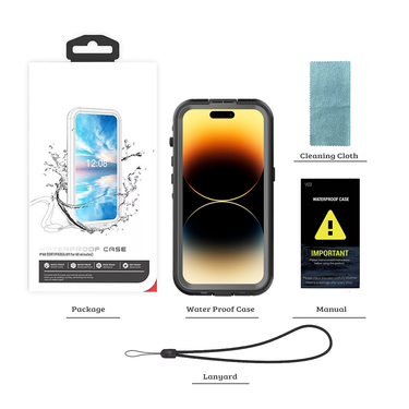 iPhone 14 Pro Tough Full Waterproof Case Cover: IP68 Rated, Wear & Shock-Resistant, and MagSafe Compatible